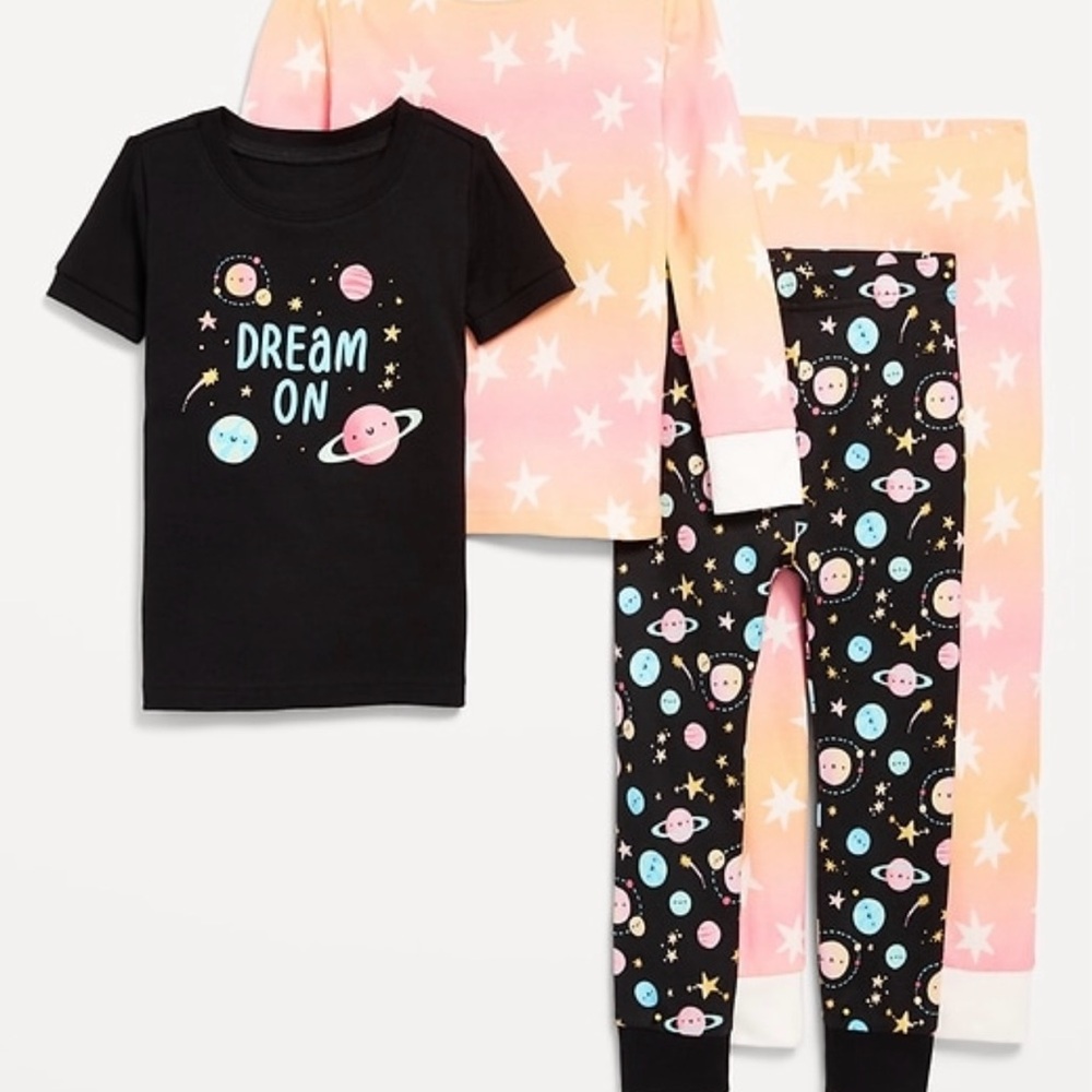 Old navy pajamas set  girls and boy  4pc and 6px sets